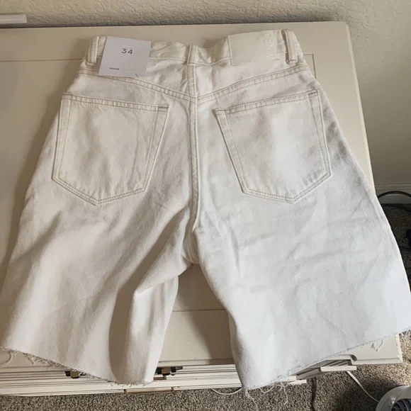 Super cute denim white shorts! Message for offers:) - Picture 2 of 4